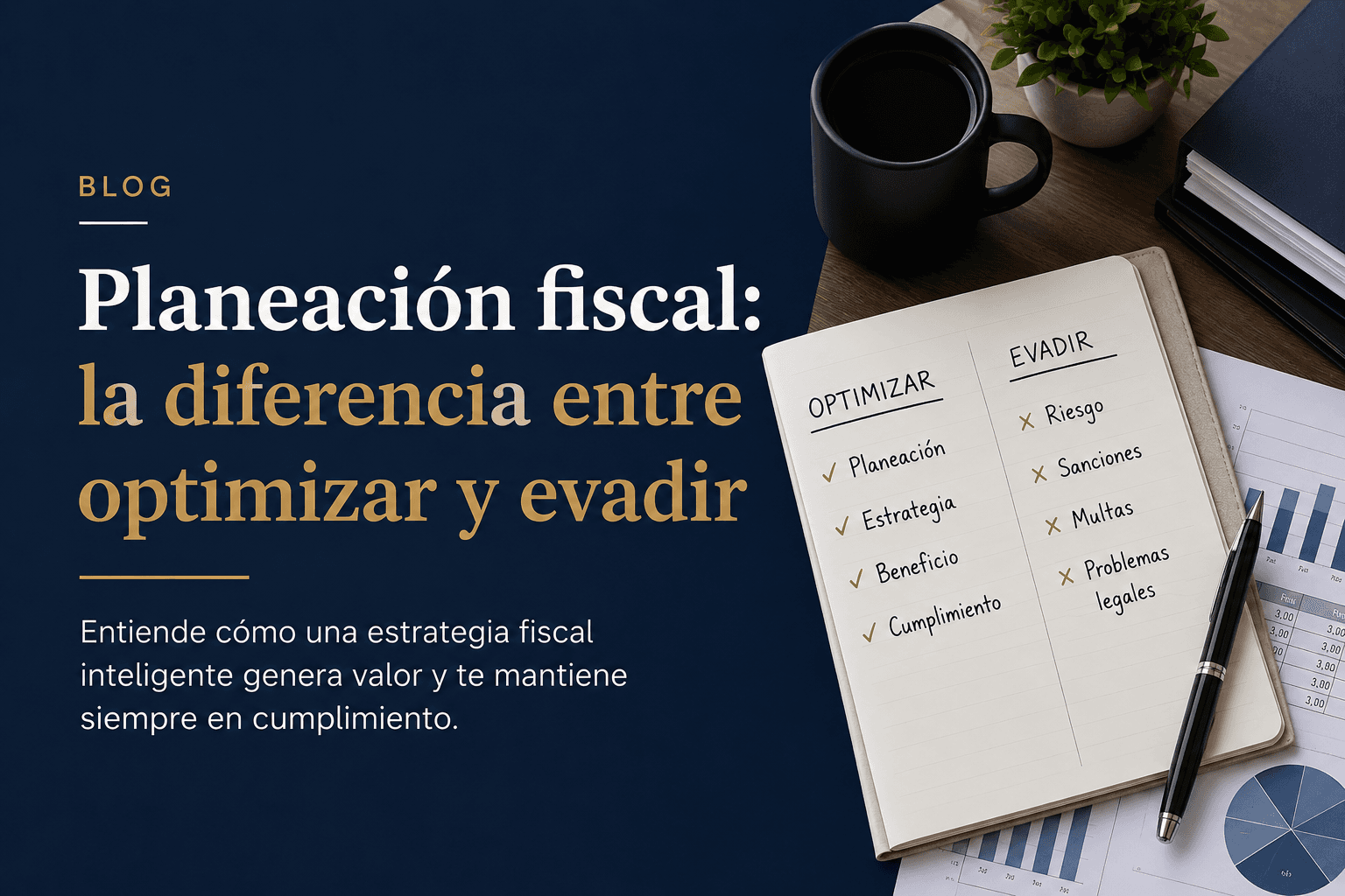 Planeación fiscal: la diferencia entre optimizar y evadir